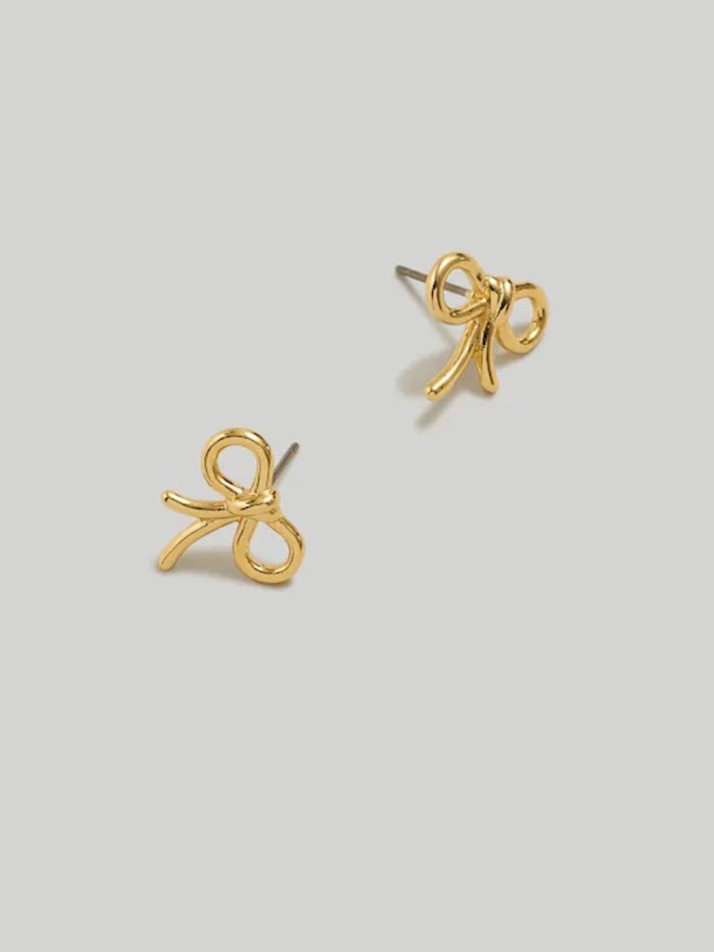 Madewell Mini Bow Stud Earrings